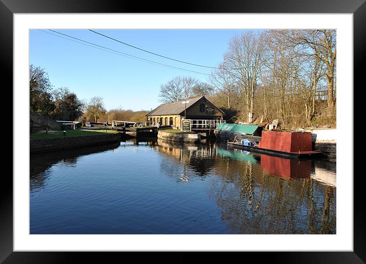 Bulbourne Dry Dock Framed Mounted Print by graham young