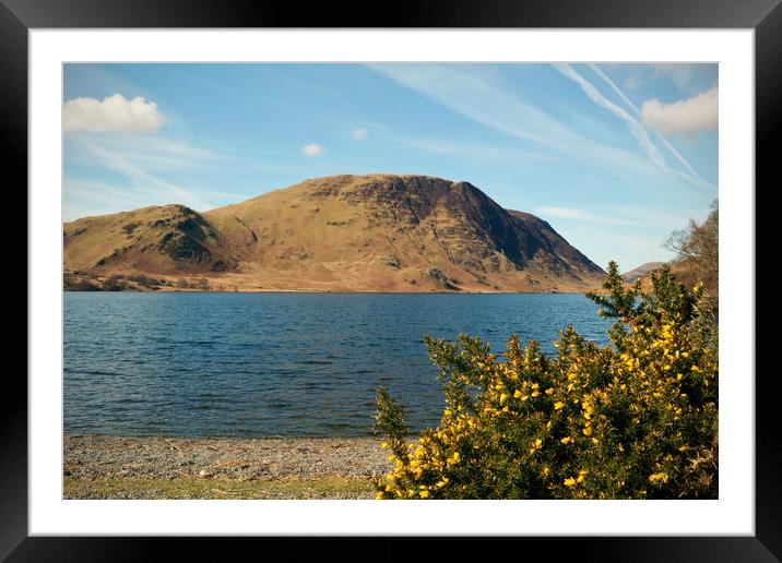 Crummock Water in Springtime Framed Mounted Print by graham young