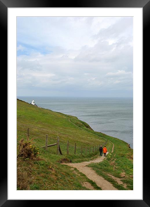 Walking The Cleveland Way Framed Mounted Print by graham young