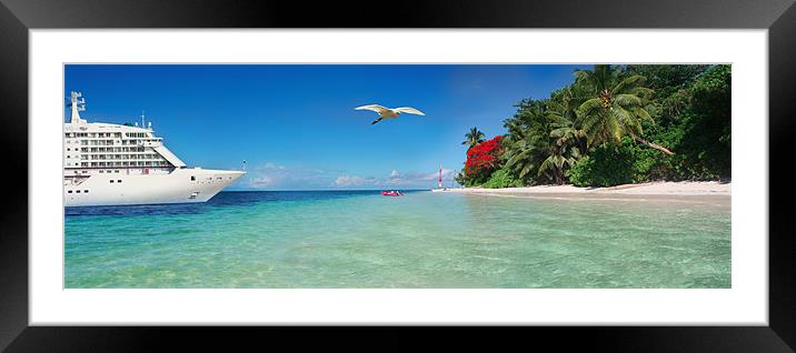 Travel header Framed Mounted Print by youssouf cader