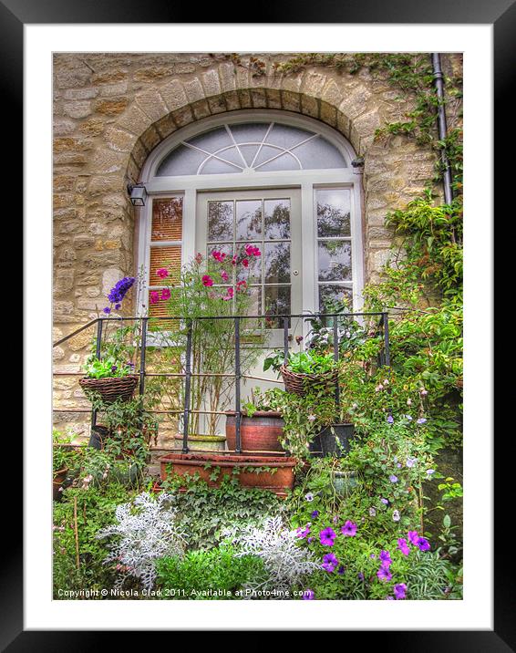 Front Door Framed Mounted Print by Nicola Clark