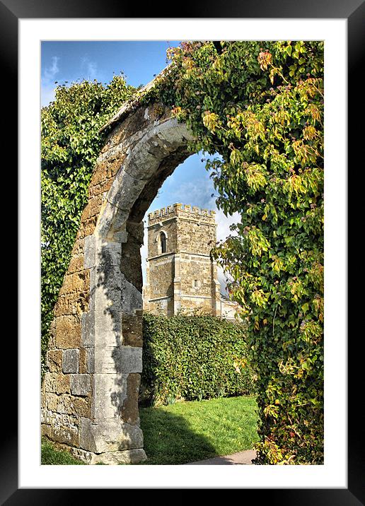 Arch Framed Church Framed Mounted Print by Nicola Clark