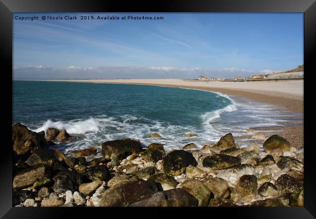 The Seashore Framed Print by Nicola Clark