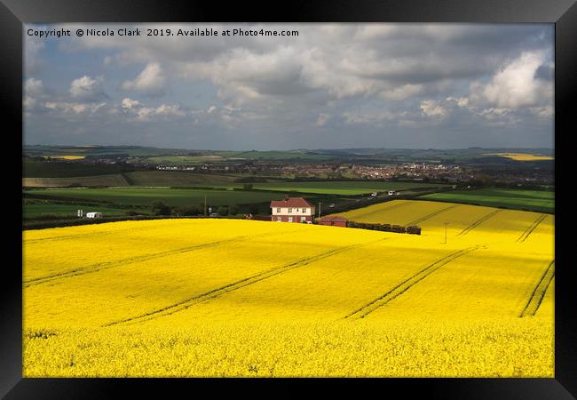 Hardy Country Framed Print by Nicola Clark