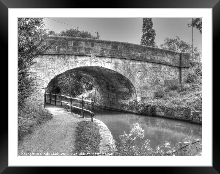 Bridge No 170 Framed Mounted Print by Nicola Clark