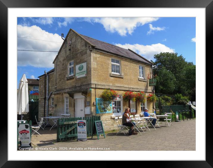 The Tea Rooms Framed Mounted Print by Nicola Clark