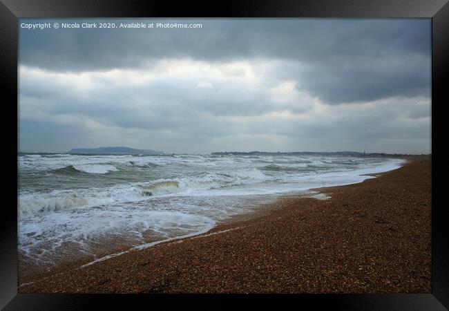 New Year Storm Framed Print by Nicola Clark