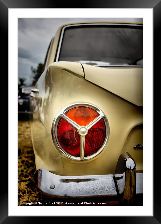Cortina Mk1 Framed Mounted Print by Nicola Clark