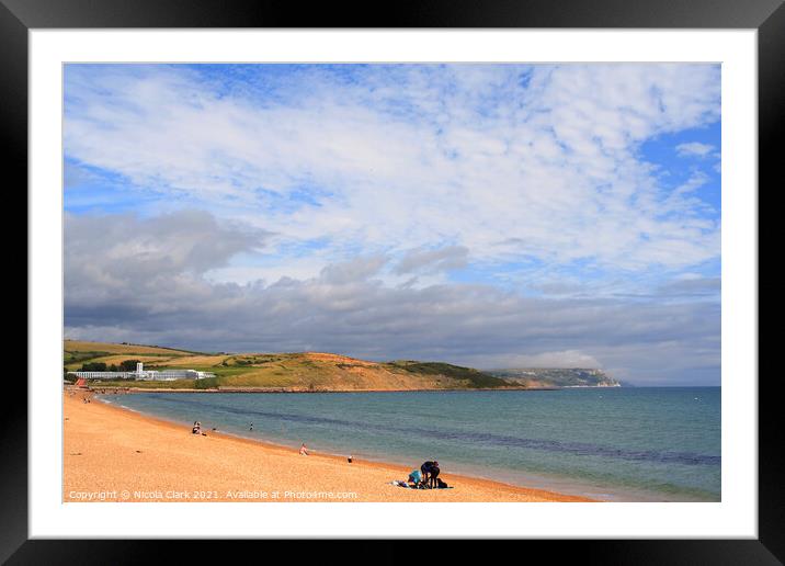 Bowleaze Cove Framed Mounted Print by Nicola Clark