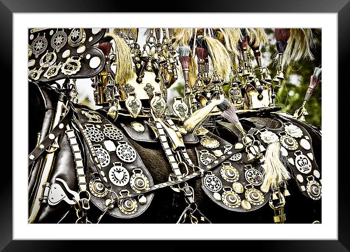 Brasses Galore Framed Mounted Print by tony golding