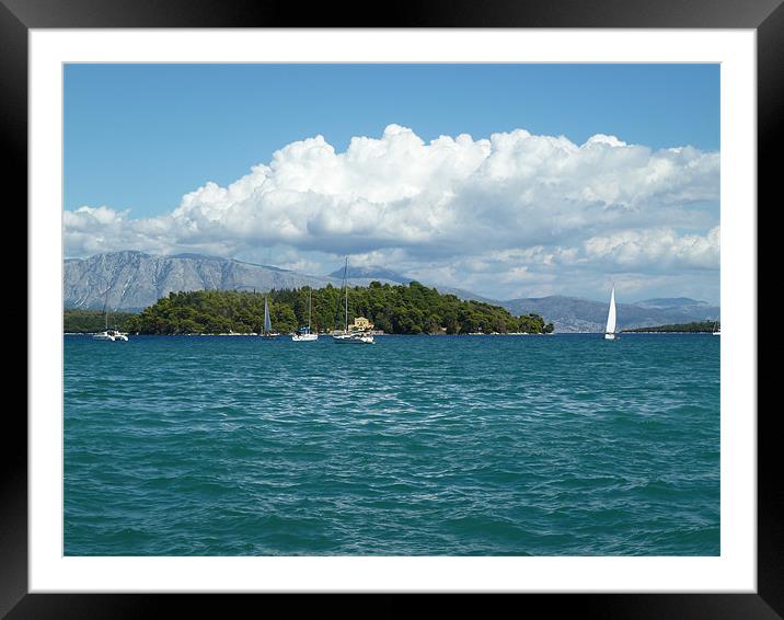 Madouri Island Framed Mounted Print by William Coulthard