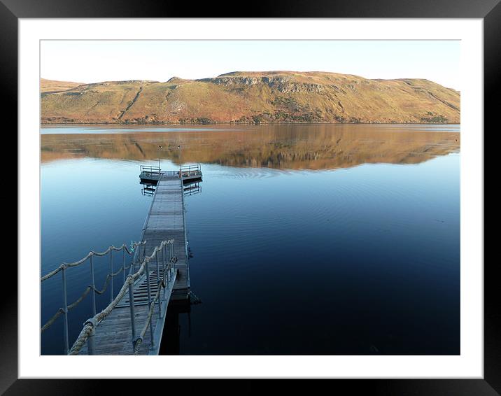 Jetty of Skye Framed Mounted Print by William Coulthard