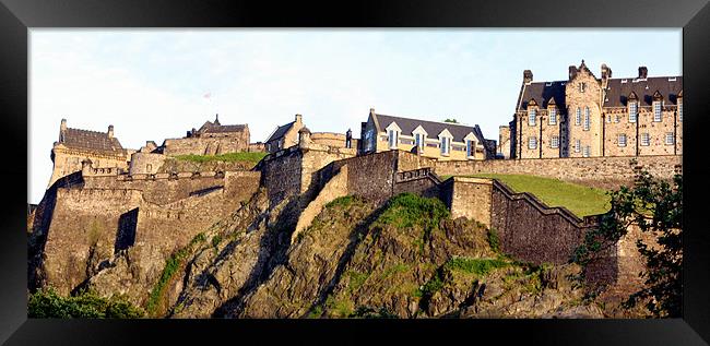 Edinburgh Castle Framed Print by Ian Coyle