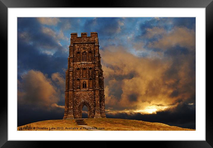 Magic of the Tor Framed Mounted Print by Christine Lake