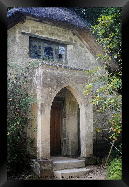 The Gothic House Framed Print by Christine Lake