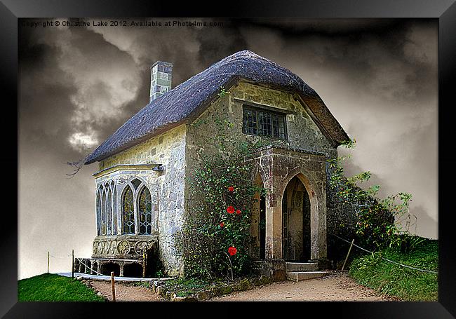 Gothic Cottage 2 Framed Print by Christine Lake