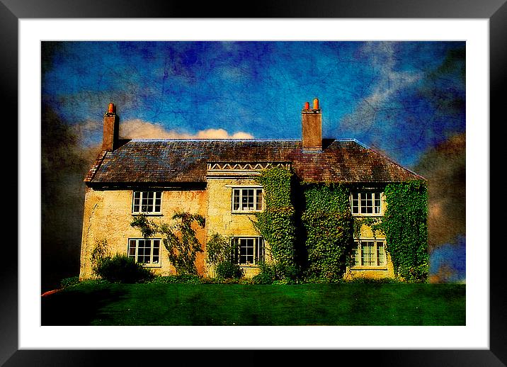 A Country House Revisited Framed Mounted Print by Christine Lake
