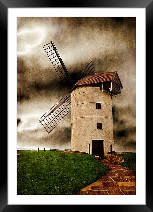 Storm in the Sails Framed Mounted Print by Christine Lake