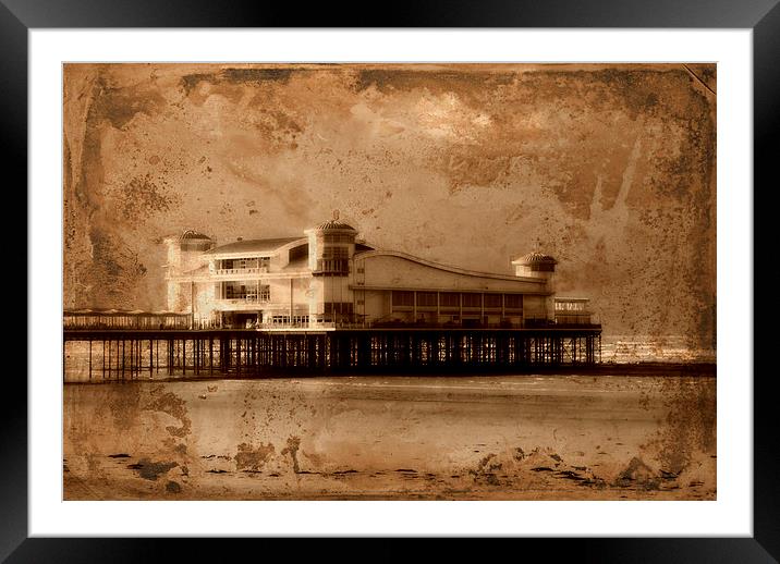 The Grand Pier Framed Mounted Print by Christine Lake