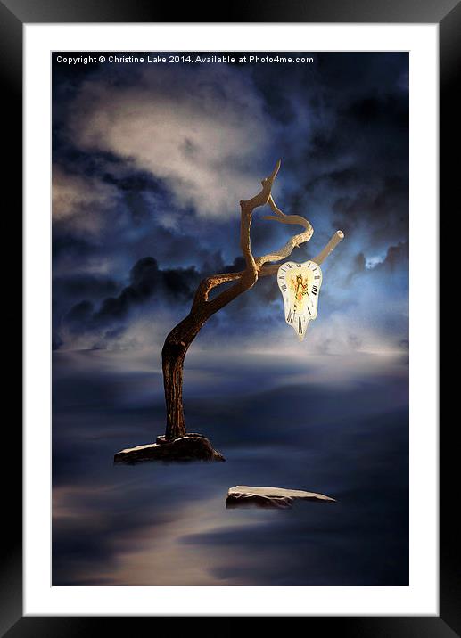  Free Time Framed Mounted Print by Christine Lake