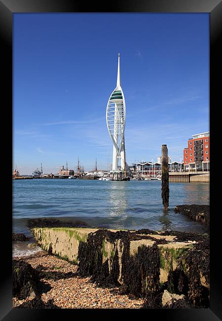Spinaker Tower, Portsmouth Framed Print by Derek Wallace