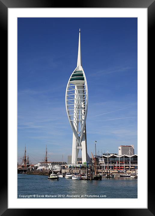 Spinaker Tower, Portsmouth Framed Mounted Print by Derek Wallace