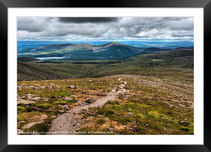 Glenmore, Cairngorms, Scotland. Framed Mounted Print by David Lewins (LRPS)