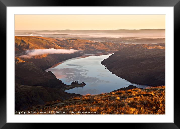 Sunrise Haweswater, Cumbria Framed Mounted Print by David Lewins (LRPS)