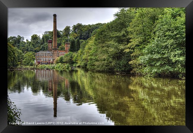 Masson Mill - Matlock Bath (HDR) Framed Print by David Lewins (LRPS)