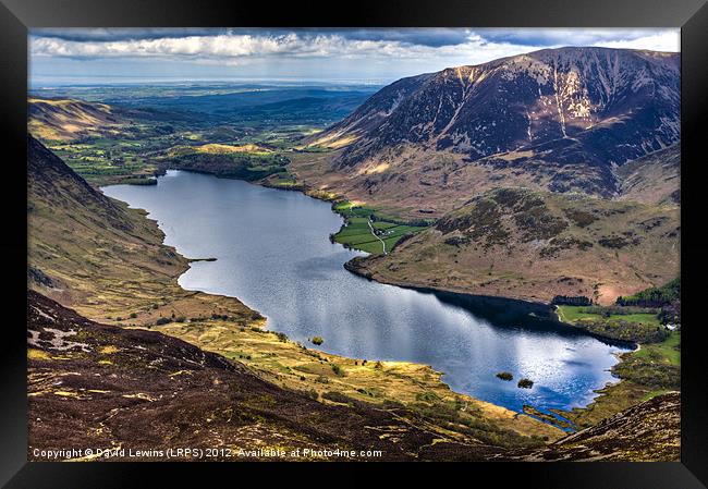 Crummock Water Framed Print by David Lewins (LRPS)