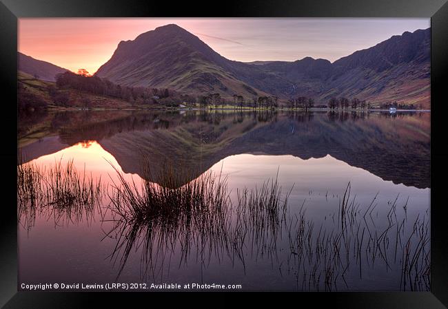 Fleetwith Pike - Buttermere Framed Print by David Lewins (LRPS)