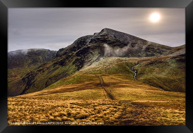 Coledale Hause - Cumbria Framed Print by David Lewins (LRPS)