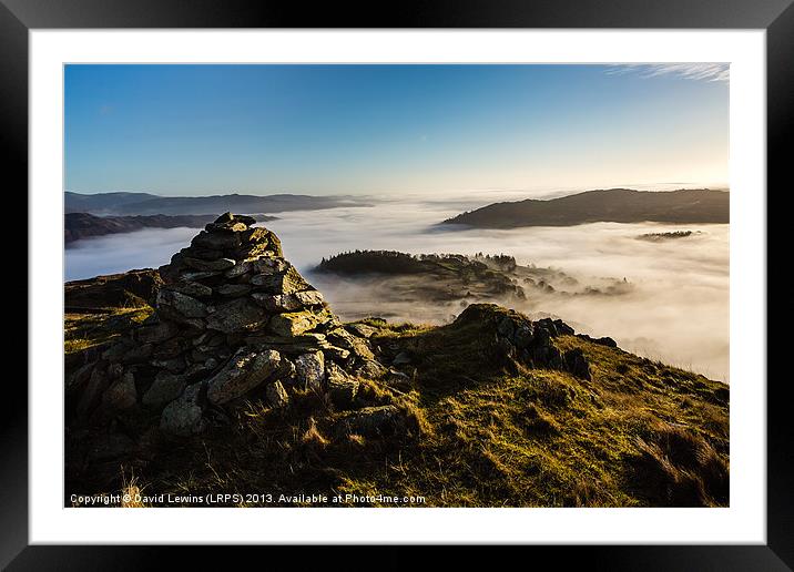 Little Langdale - Cumbria Framed Mounted Print by David Lewins (LRPS)