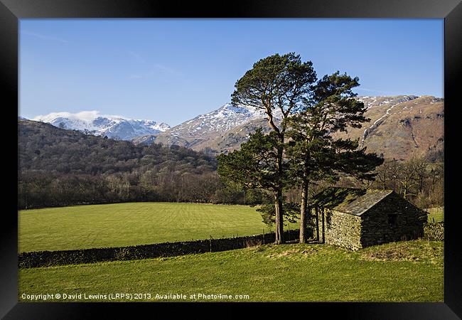 Rydal Head & Great Rigg Framed Print by David Lewins (LRPS)