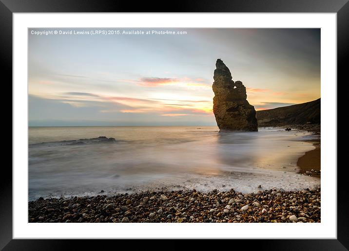  Liddle Stack - Chemical Beach, Seaham Framed Mounted Print by David Lewins (LRPS)