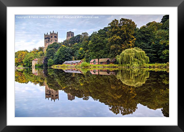 Durham Cathedral Framed Mounted Print by David Lewins (LRPS)