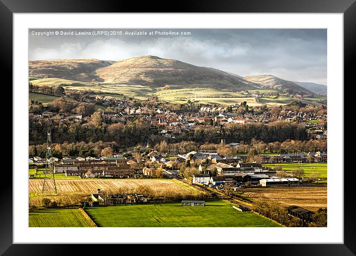 Wooler Northumberland Framed Mounted Print by David Lewins (LRPS)