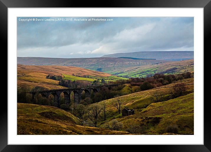 Dent Head Viaduct Framed Mounted Print by David Lewins (LRPS)