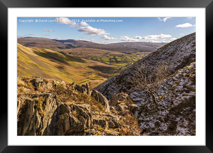Ravenstonedale View Framed Mounted Print by David Lewins (LRPS)