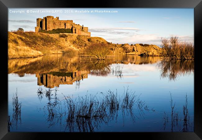 Bamburgh Castle Framed Print by David Lewins (LRPS)