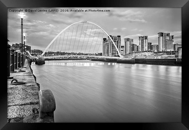 Millennium Bridge Framed Print by David Lewins (LRPS)