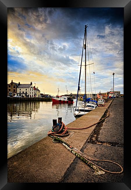 Eyemouth Harbour Framed Print by David Lewins (LRPS)