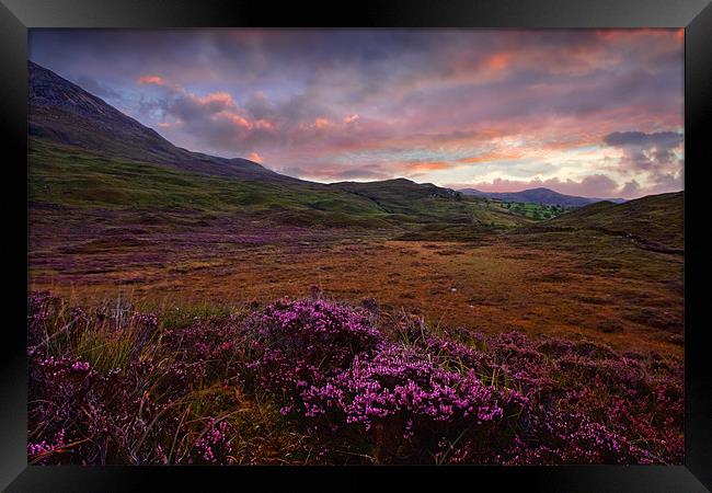 Morning Light - Isle of Skye, Cuillin Hills Framed Print by David Lewins (LRPS)