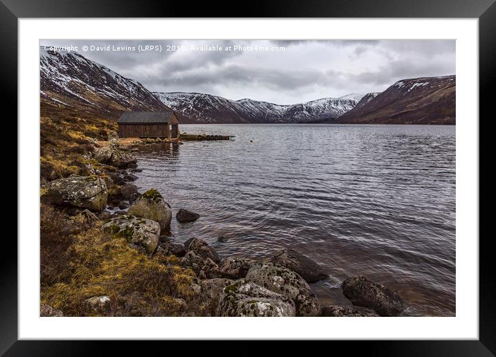 Loch Muick Framed Mounted Print by David Lewins (LRPS)