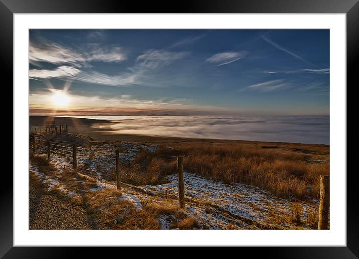 Cloud Inversion Hartside Framed Mounted Print by David Lewins (LRPS)