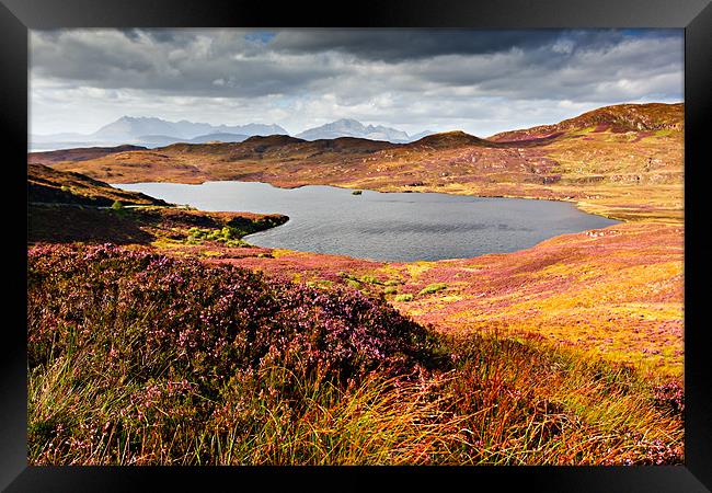Loch Dhughaill - Isle of Sky Framed Print by David Lewins (LRPS)