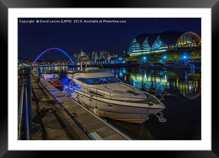 River Tyne Framed Mounted Print by David Lewins (LRPS)