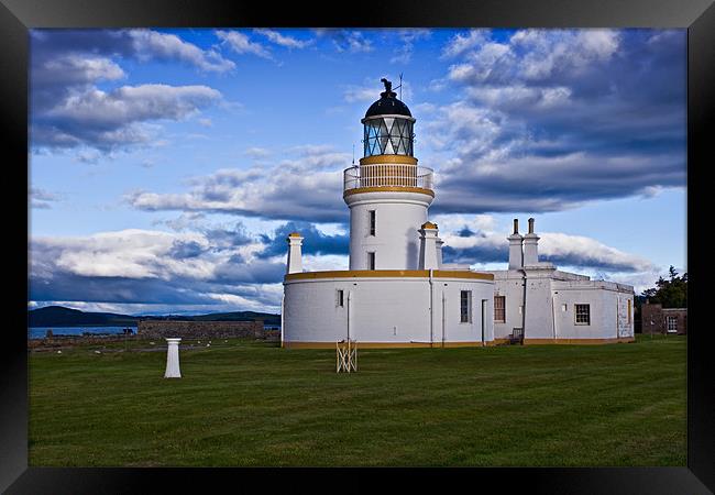 Chanonry Point Lighthouse - Black Isle Framed Print by David Lewins (LRPS)