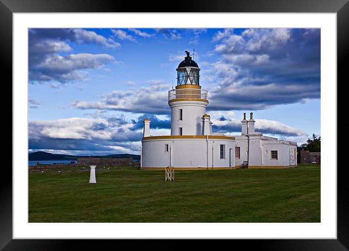 Chanonry Point Lighthouse - Black Isle Framed Mounted Print by David Lewins (LRPS)