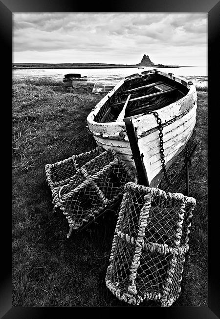 Classic Lindisfarne Castle Framed Print by David Lewins (LRPS)